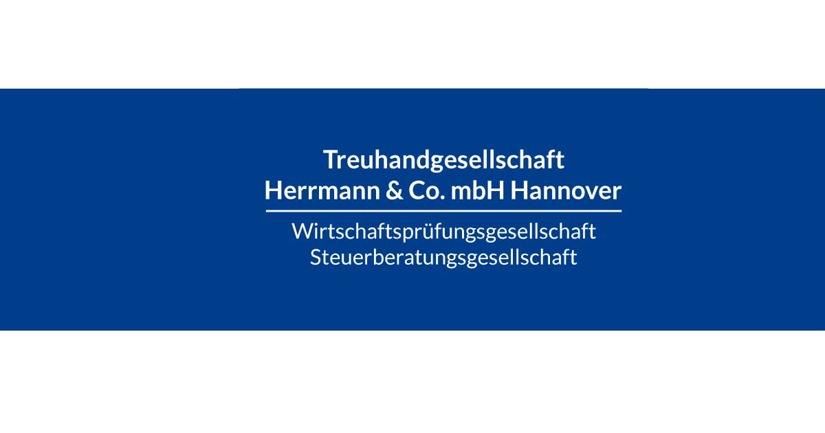 Treuhandgesellschaft Herrmann & Co. mbH Hannover Wirtschaftsprüfungsgesellschaft
Steuerberatungsgesellschaft